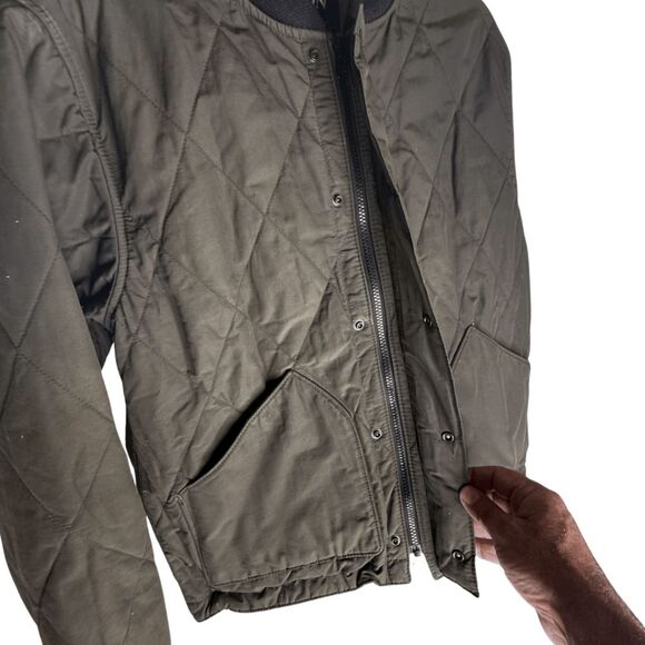Filson Men's Primaloft Long Sleeve Lined Quilted Pack Jacket Dark‎ Green Medium - Picture 8 of 15